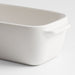 Emile Henry x Crate & Barrel Cream Ceramic Loaf Pan