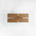 Emma Wood and Glass-Top Dining Table