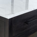 Enzo Bar Cabinet with Marble Top