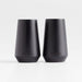Ethan Black Ebonized Wooden Salt & Pepper Shaker Set
