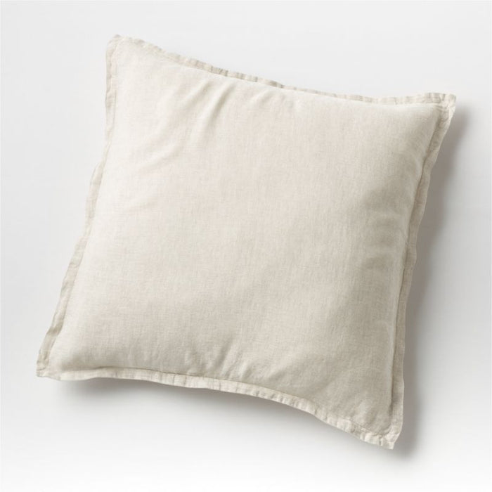 European Flax Certified Linen Warm Natural Euro Pillow Sham