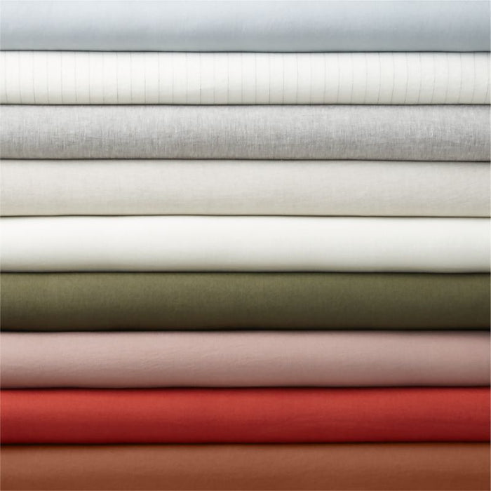 European Flax ®-Certified Linen Moody Mauve King-Size Duvet Cover