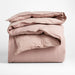 European Flax ®-Certified Linen Moody Mauve Full/Queen Size Duvet Cover
