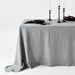 Marin Metal Grey Oversized European Flax ¬Æ-Certified Linen Tablecloth