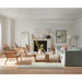 Vernet Oval Travertine Coffee Table