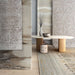 Vernet Oval Travertine Coffee Table