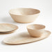 Faux Bois Melamine Salad Plate