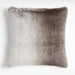Grey 23" Faux Fur Pilllow Cover