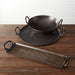 Feast Rectangular Hammered Iron Serving Platter