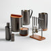 Fenton Graphite and Wood Bar Tool Set - Crate and Barrel Philippines