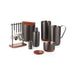 Fenton Graphite and Wood Bar Tool Set - Crate and Barrel Philippines