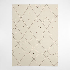 Fez Performance Hand-Tufted Sand Brown Area Rug 6'x9'
