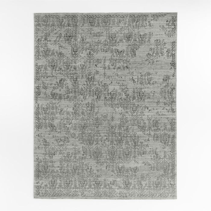 Firenze Vintage Dark Grey Area Rug 8'x10'