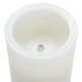 Warm White Flameless 4"x5" Wax Pillar Candle