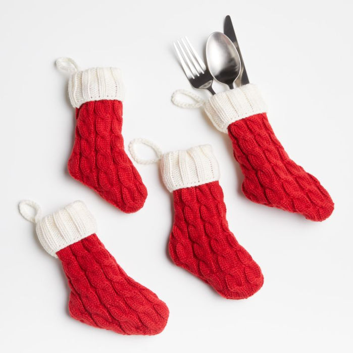 Flatware Stocking, Set of Four