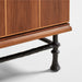 Foliate Walnut Wood Storage Cabinet by Jake Arnold