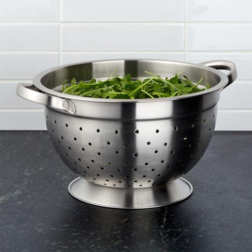 Footed Stainless Steel Colander - Crate and Barrel Philippines