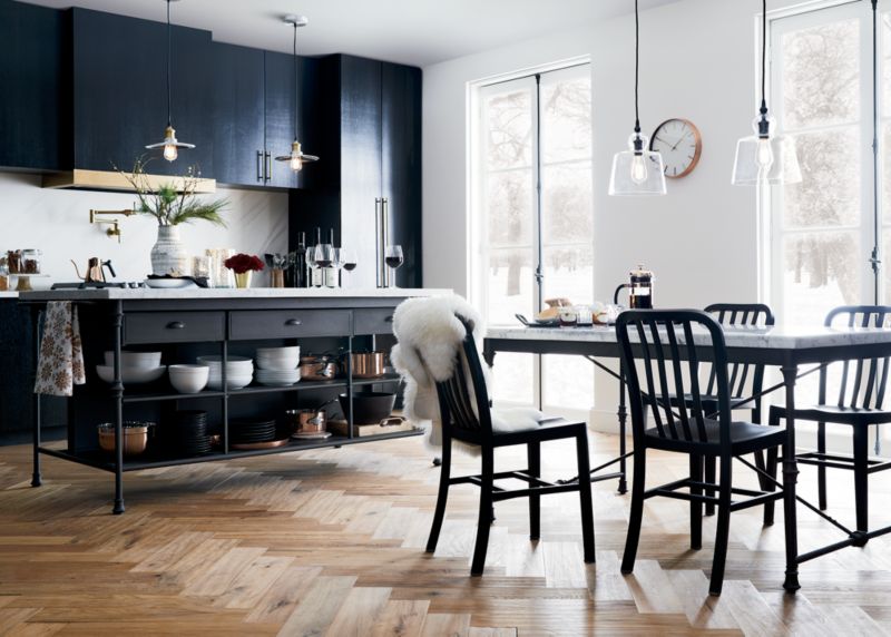 French Kitchen 72" Large Kitchen Island