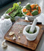 French Kitchen Marble Fruit Bowl
