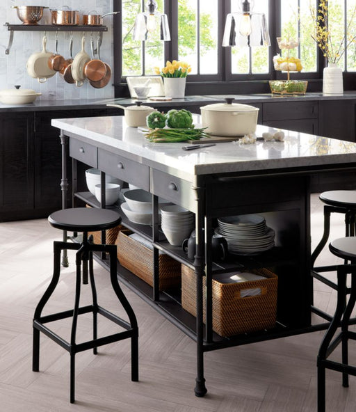 French Kitchen 72" Large Kitchen Island