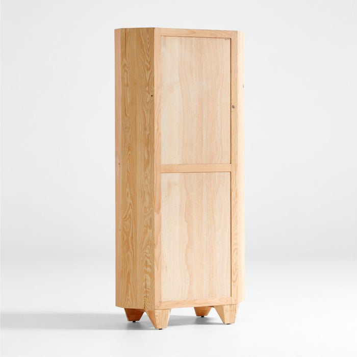 Galveston Corner Bookcase