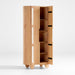 Galveston Corner Bookcase