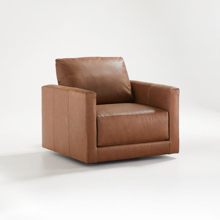 Gather Leather Swivel Chair