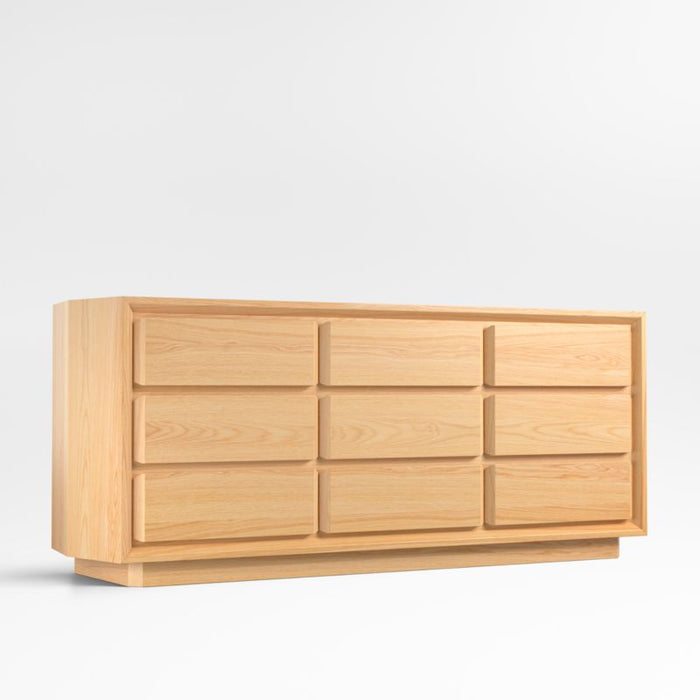 Gather Natural Oak Wood 9-Drawer Dresser