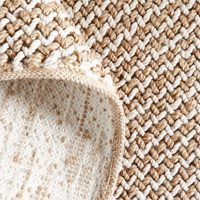 Genoa Tan Brown Indoor/Outdoor Area Rug 6'x9'