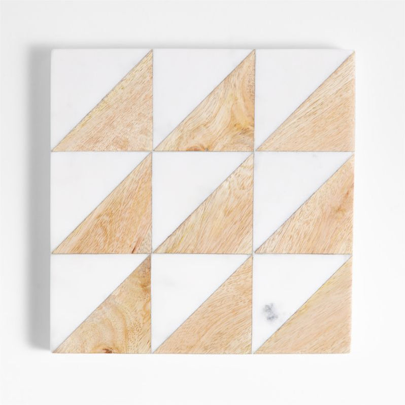 Geo Wood Trivet Crate and Barrel Philippines