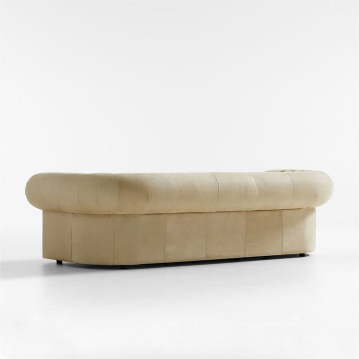 Gig Grande Leather Chesterfield Sofa 105" by Leanne Ford