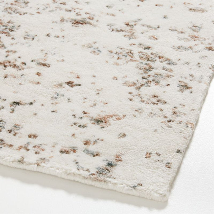 Giverny Wool and Viscose Hand-Knotted White Area Rug 8'x10'