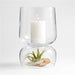 Glencoe Reversible Glass Hurricane Candle Holder 15"