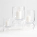 Glencoe Reversible Glass Hurricane Candle Holder 15"