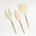 Gold Cheese Knives, Set of 3 - Crate and Barrel Philippines