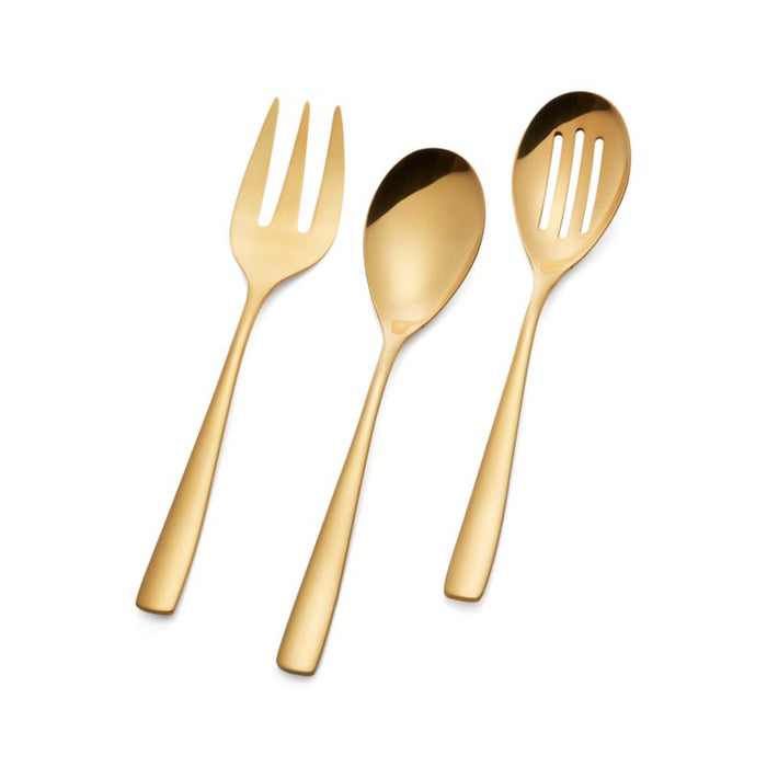 Gold Serving Fork