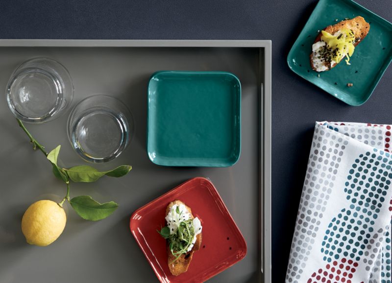 Grant White Serving Tray