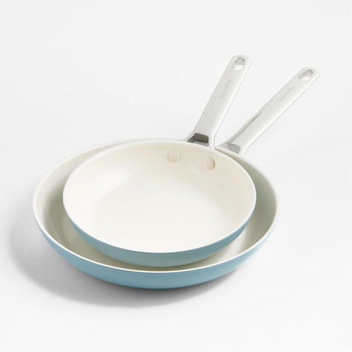 Greenpan ™ Padova Pro Blue Haze Non-Stick Ceramic Fry Pans, Set of 2