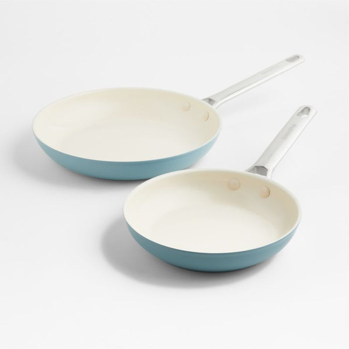 Greenpan ™ Padova Pro Blue Haze Non-Stick Ceramic Fry Pans, Set of 2