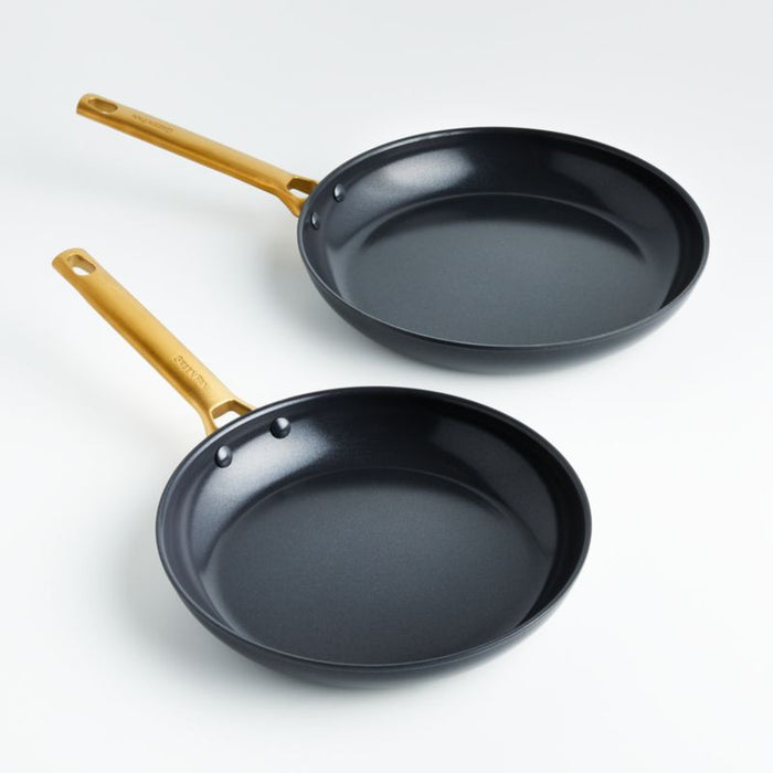 GreenPan ™ Reserve Black 2-Piece 10" and 12" Ceramic Non-Stick Frying Pan Set