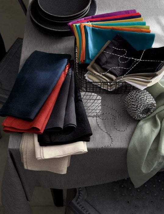 Fete Navy Blue Cloth Napkin - Crate and Barrel Philippines