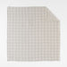 Natural Hemp Arcadia Tan and Midnight Navy Reversible Grid Full/Queen Duvet Cover