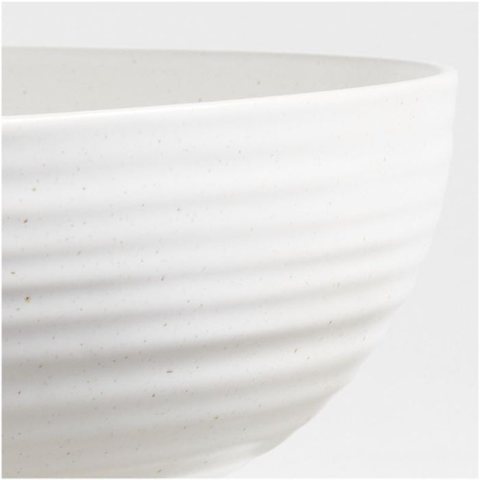 Holden Speckled White Centerpiece Bowl