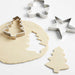 5" Stainless Steel Holiday Cookie Cutters, Set of 3