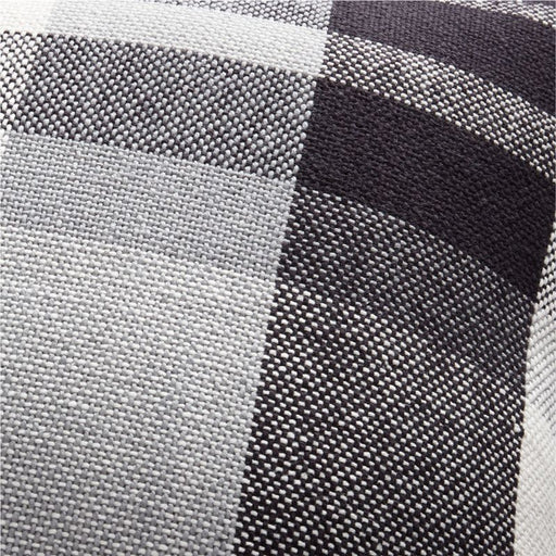 Plaid 23" Grey Plaid Pillow Cover