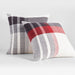 Plaid 23" Grey Plaid Pillow Cover