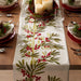 Holly Embroidered Table Runner 120"