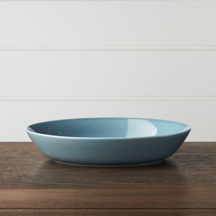 Hue Blue Low Bowl - Crate and Barrel Philippines