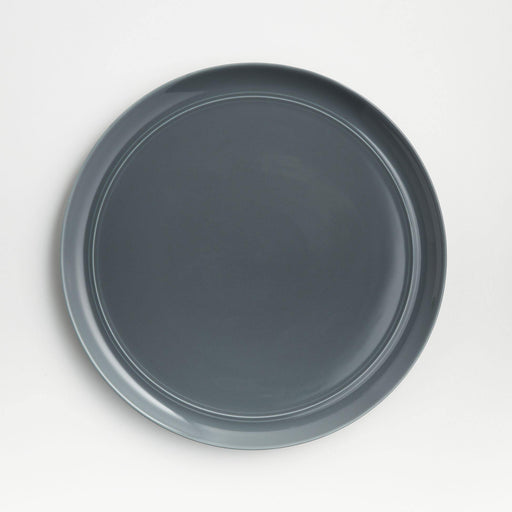 Hue Dark Grey Dinner Plate - Crate and Barrel Philippines