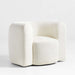 Hugger Curved Swivel Accent Chair by Leanne Ford